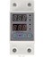 Din Raylı Çift Ekran Ayarlanabilir Aşırı Gerilim Akım ve Düşük Gerilim Koruyucu Cihaz Koruyucu Röle 40A 220V 230V (Yurt Dışından) 1