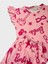 Kız Çocuk Pamuklu Pembe Palmiye Ağaç Gözlük Desenli Kısa Kollu Şortlu Yazlık Pijama Takımı 2