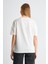Alexandergardı Baskılı Bisiklet Yaka Kadın T-Shirt 3