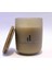 Lüks Kokusuz Soya Wax Mum, Mat Gri Kavanoz, Dekoratif, Doğal, Ahşap Fitil, Mantar Kapak 2