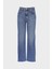 Sydney Orta Mavi Yüksek Bel Slim Fit Jean Pantolon C 4529-091 1