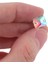 Kare Dikili Taş Kristal Berrak Giysi Dikimi Cam Boncuklar 8X10MM (Yurt Dışından) 4
