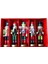 5 Adet 12 cm Fındıkkıran Noel Asker Süsü Kukla Noel Masası (Yurt Dışından) 5