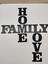 Home Family Love Ev Dekorasyonu Duvar Yazısı Siyah Mdf (15 cm Harf) 1