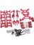 Wltoys Için Yükseltme Parçaları 1: 14 144001 Rc Araba Metal Direksiyon Salıncak Kolu Tabanı C Arka Hub Koltuk Servo Çekme Çubuğu, Kırmızı (Yurt Dışından) 1
