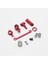 Wltoys Için Yükseltme Parçaları 1: 14 144001 Rc Araba Metal Direksiyon Salıncak Kolu Tabanı C Arka Hub Koltuk Servo Çekme Çubuğu, Kırmızı (Yurt Dışından) 5