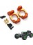 Metal Teker Blokları C-Hub Taşıyıcılar Zd Racing Dbx-10 DBX10 1/10 Rc Araba Yükseltme Parçaları Aksesuarları, Turuncu (Yurt Dışından) 3
