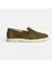 Peraleda Haki Erkek Slip-On Süet Loafer 1
