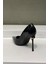 Siyah Vegan Deri Stiletto - Vıvıan 3