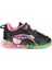 Günlük Kız Çocuk Spor Ayakkabı Hello Kitty Simli Süs Detay Işıklı Taban Lastik Bağcık Sneaker 120 1