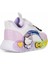 Günlük Kız Çocuk Spor Ayakkabı Hello Kitty Simli Süs Detay Işıklı Taban Lastik Bağcık Sneaker 120 2
