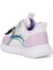 Günlük Kız Çocuk Spor Ayakkabı Hello Kitty Simli Süs Detay Işıklı Taban Lastik Bağcık Sneaker 120 4