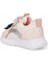 Günlük Kız Çocuk Spor Ayakkabı Hello Kitty Simli Süs Detay Işıklı Taban Lastik Bağcık Sneaker 120 4