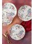 HCA-06409/4 Rosa 6'lı Servis Tabağı - 26 cm 2