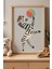 Sevimli Zebra Çocuk ve Bebek Odası Ahşap Çerçeveli Duvar Tablosu 1