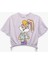 Lisanslı Lola Bunny Baskılı Büzgülü Kısa Kollu Tişört 1