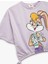 Lisanslı Lola Bunny Baskılı Büzgülü Kısa Kollu Tişört 3