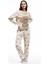 Köpek Desenli Peluş Polar Pijama Takımı 1