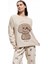 Köpek Desenli Peluş Polar Pijama Takımı 2
