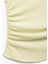 Slim Fit Drapeli Bisiklet Yaka Kolsuz Bluz 5