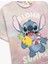Lisanslı Stitch Baskılı Bisiklet Yaka Kısa Kollu Tişört 3