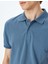 Slim Fit Kısa Kollu Pamuklu Polo Yaka Tişört 5