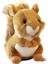 Simülasyon Sincap Küçük Hayvan Peluş Oyuncak Bebek Hamster Süsü Bebek Bebek Bebek (Yurt Dışından) 5