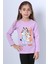 Kız Çocuk Uzun Kol Tshirt Bluey Ile Bingo Baskılı Bisiklet Yaka D46 1