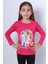 Kız Çocuk Uzun Kol Tshirt Bluey Ile Bingo Baskılı Bisiklet Yaka D46 1