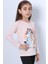 Kız Çocuk Uzun Kol Tshirt Bluey Ile Bingo Baskılı Bisiklet Yaka D46 4
