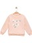 Kız Çocuk Pembe Sweatshirt Baskı ve Nakışlı - Kız Çocuk Giyim 1