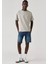 Erkek 412 Slim Denim Kot Şort - A7731-0003 2