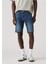 Erkek 412 Slim Denim Kot Şort - A7731-0003 3