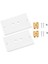 Paket Tek Gang 1.0 Hoparlör Kablosu Duvar Plakası (Banana Plug Duvar Plakası), 1.0 Hoparlör Için, Beyaz (Yurt Dışından) 3