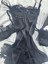 Balenli Saten Siyah Mini Dress 2