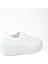 2225 Beyaz Deri Erkek Sneaker 4