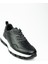 19356 Siyah Deri Erkek Casual Ayakkabı 1