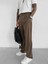 Erkek Baggy Fit Beli Lastikli Pantolon Kahverengi 2