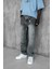 Erkek Baggy Fit Jean Gri 4