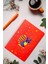 Cute Rabbit Neon Turuncu Kareli Defter 1