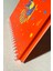 Cute Rabbit Neon Turuncu Kareli Defter 4
