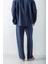 Erkek Baggy Fit Beli Lastikli Pantolon Lacivert 5