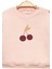Kız Bebek Bisiklet Yaka Kiraz Desenli Alt Üst Takım (Sweatshirt & Tayt) - Pembe Uzun Kol Set 3