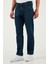Streç Pamuklu Comfort Fit Yüksek Bel Boru Paça Jeans Erkek Kot Pantolon 4400S57TEXAS 4