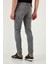 Streç Pamuklu Slim Fit Normal Bel Dar Paça Jeans Erkek Kot Pantolon 1124S59NAPOLI 5