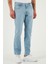 Streç Pamuklu Regular Fit Normal Bel Boru Paça Jeans Erkek Kot Pantolon 2201S512PARMA 2