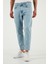 Streç Pamuklu Slim Fit Normal Bel Boru Paça Jeans Erkek Kot Pantolon 5900S601MILANO 3