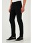 Streç Pamuklu Slim Fit Yüksek Bel Dar Paça Jeans Erkek Kot Pantolon 3300S55TOKYO 4