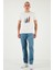 Streç Pamuklu Comfort Fit Yüksek Bel Boru Paça Jeans Erkek Kot Pantolon 4400S51TEXAS 1