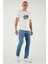 Streç Pamuklu Regular Fit Normal Bel Boru Paça Jeans Erkek Kot Pantolon 2201S511PARMA 1